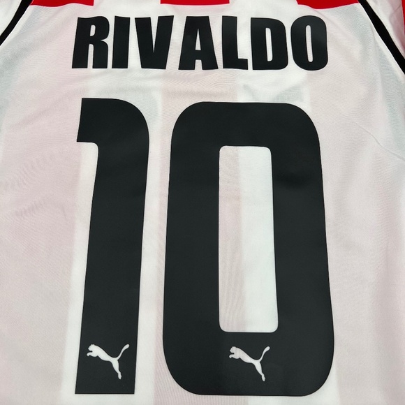 Rivaldo #10 Olympiacos 2005/2006 Home ORIGINAL Puma VTG Rare Soccer Jersey (XL) - Picture 7 of 9
